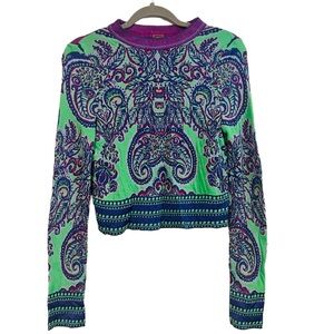 Free People New Age Cropped Sweater Size Small